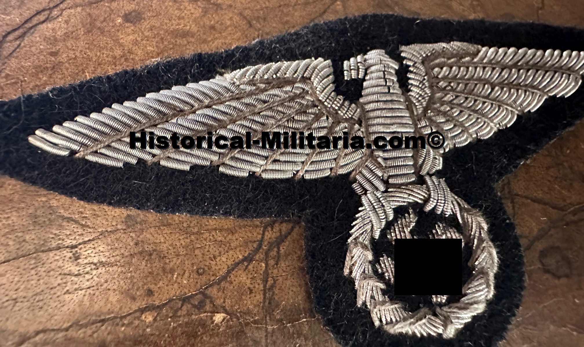 SS-Verfügungstruppe Officer sleeve eagle aged 1st model of 1935/1936 till January 1938 - SS-Verfügungstruppe Ärmeladler für Offiziere 1. Modell gealtert - Aquila da manica delle SS-VT 1° modello 1935 aspetto antico SS-Verfügungstruppe Officer sleeve eagle aged 1st model of 1935/1936 till January 1938 - SS-Verfügungstruppe Ärmeladler für Offiziere 1. Modell gealtert - Aquila da manica delle SS-VT 1° modello 1935 aspetto antico