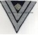 Luftwaffe Dienstgradwinkel �rmelwinkel Stabsgefreiter auf graublau - Luftwaffe Stabsgefreiter chevron on bluegrey - Gradi Patch da braccio ali in stoffa da Capo Maggiore Scelto della Luftwaffe su panno grigioblu