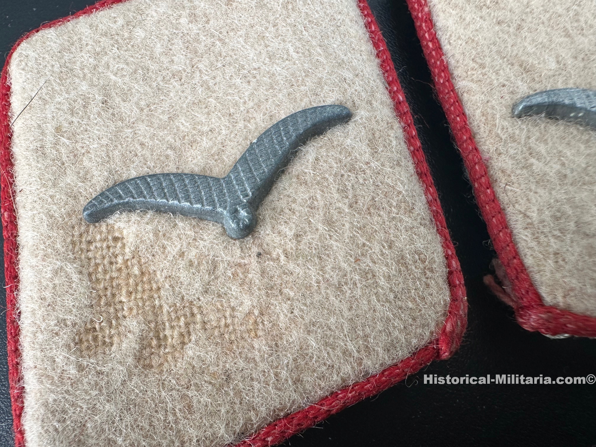 ORIGINAL Luftwaffe Paar Kragenspiegel FLAK Artillerie Division Hermann Göring - Original Hermann Goring Unit Flak Artillery EM/ NCO collar tabs - Mostrine della divisione Hermann Goring Flak originale ORIGINAL Luftwaffe Paar Kragenspiegel FLAK Artillerie Division Hermann Göring - Original Hermann Goring Unit Flak Artillery EM/ NCO collar tabs - Mostrine della divisione Hermann Goring Flak originale