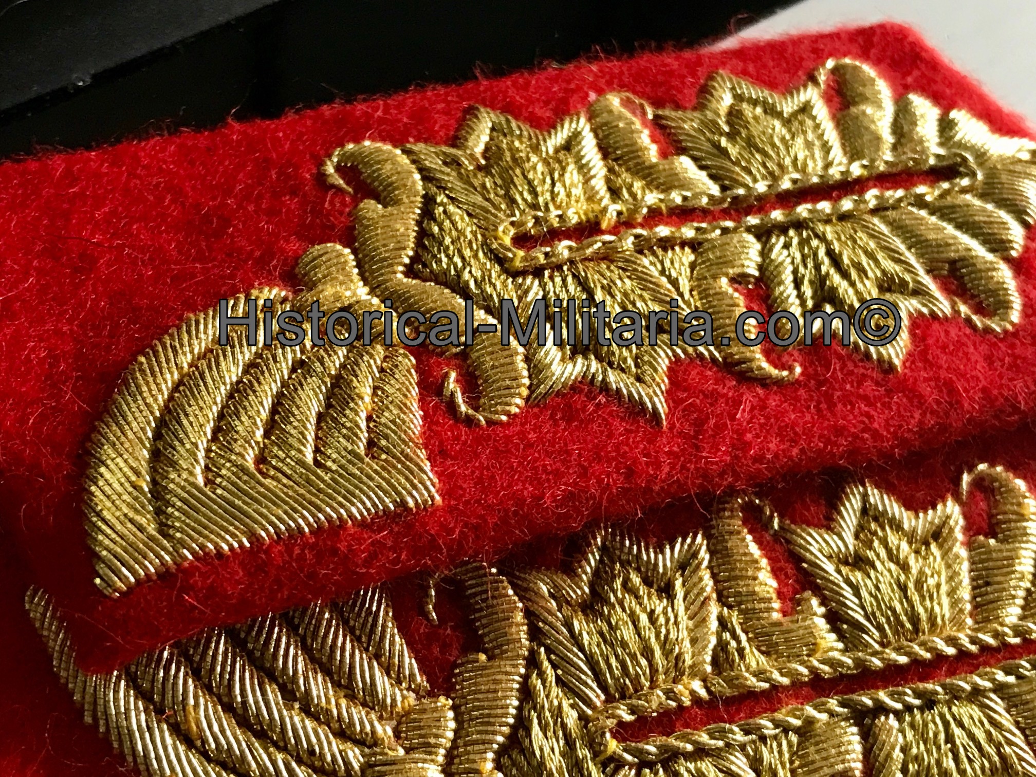German Army General collar tabs in bright golden celleon threads - Kragenspiegel General der Wehrmacht in hellen Celleonfaden - Mostrine della Generalità tedesca Heer esercito