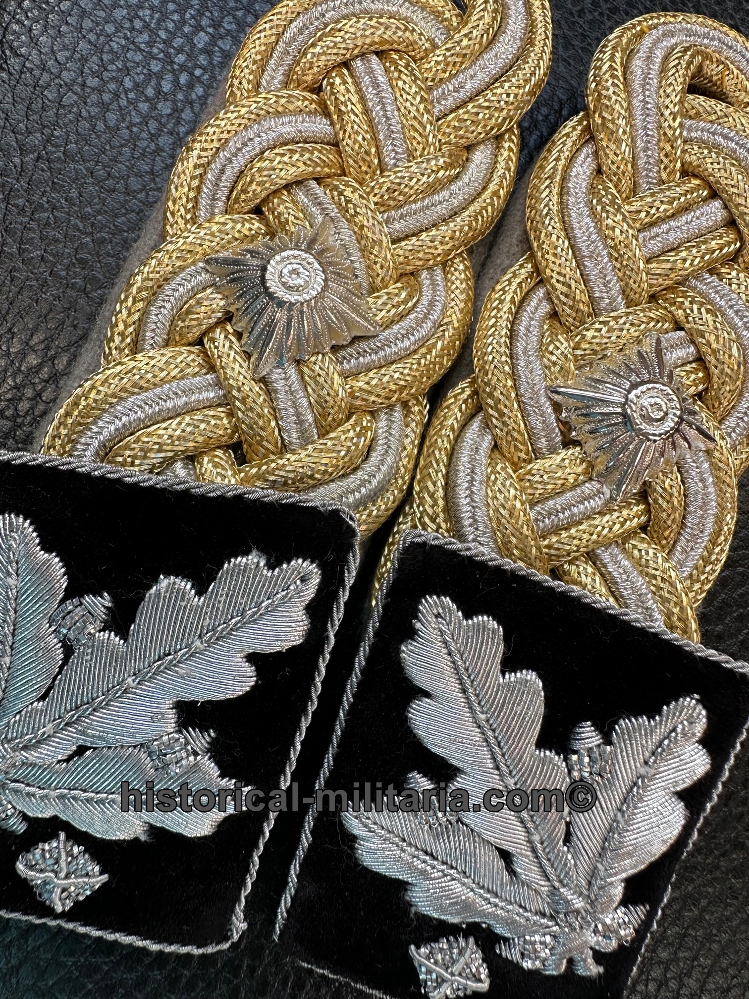 Waffen-SS SS-Gruppenführer SET shoulder boards + collar tabs SS-Gruppenführer Schulterklappen set Major General SS - Set da Generale di Divisione delle Waffen-SS Waffen-SS SS-Gruppenführer SET shoulder boards + collar tabs SS-Gruppenführer Schulterklappen set Major General SS - Set da Generale di Divisione delle Waffen-SS