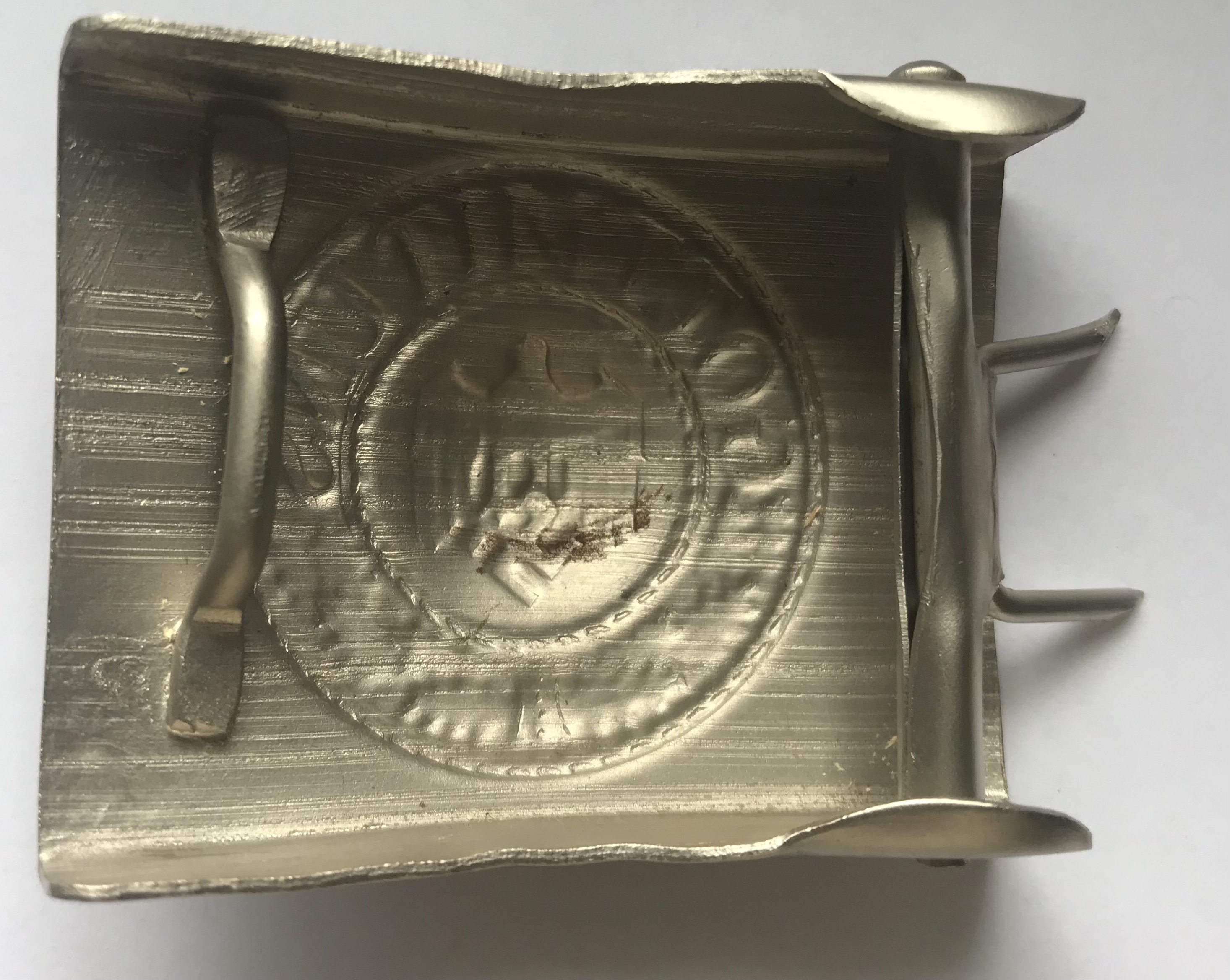 GOTT MIT UNS Koppelschloss M36 belt buckle " God with us " manually aged and rusty - Wehrmacht Koppelschloss Gott mit Uns - Fibbia dell'esercito tedesco Dio con Noi GOTT MIT UNS Koppelschloss M36 belt buckle " God with us " manually aged and rusty - Wehrmacht Koppelschloss Gott mit Uns - Fibbia dell'esercito tedesco Dio con Noi