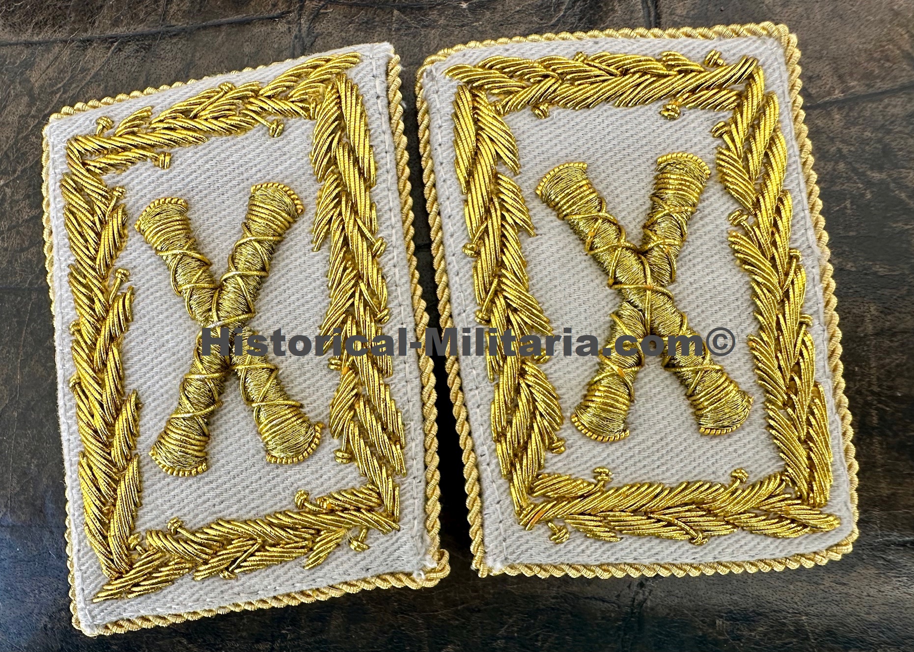 Luftwaffe Reichsmarschall Hermann Göring Kragenspiegel - Luftwaffe Reichsmarschall Goring collar tabs - Mostrine da Reichsmarschall Hermann Göring Maresciallo del Reich Luftwaffe Reichsmarschall Hermann Göring Kragenspiegel - Luftwaffe Reichsmarschall Goring collar tabs - Mostrine da Reichsmarschall Hermann Göring Maresciallo del Reich