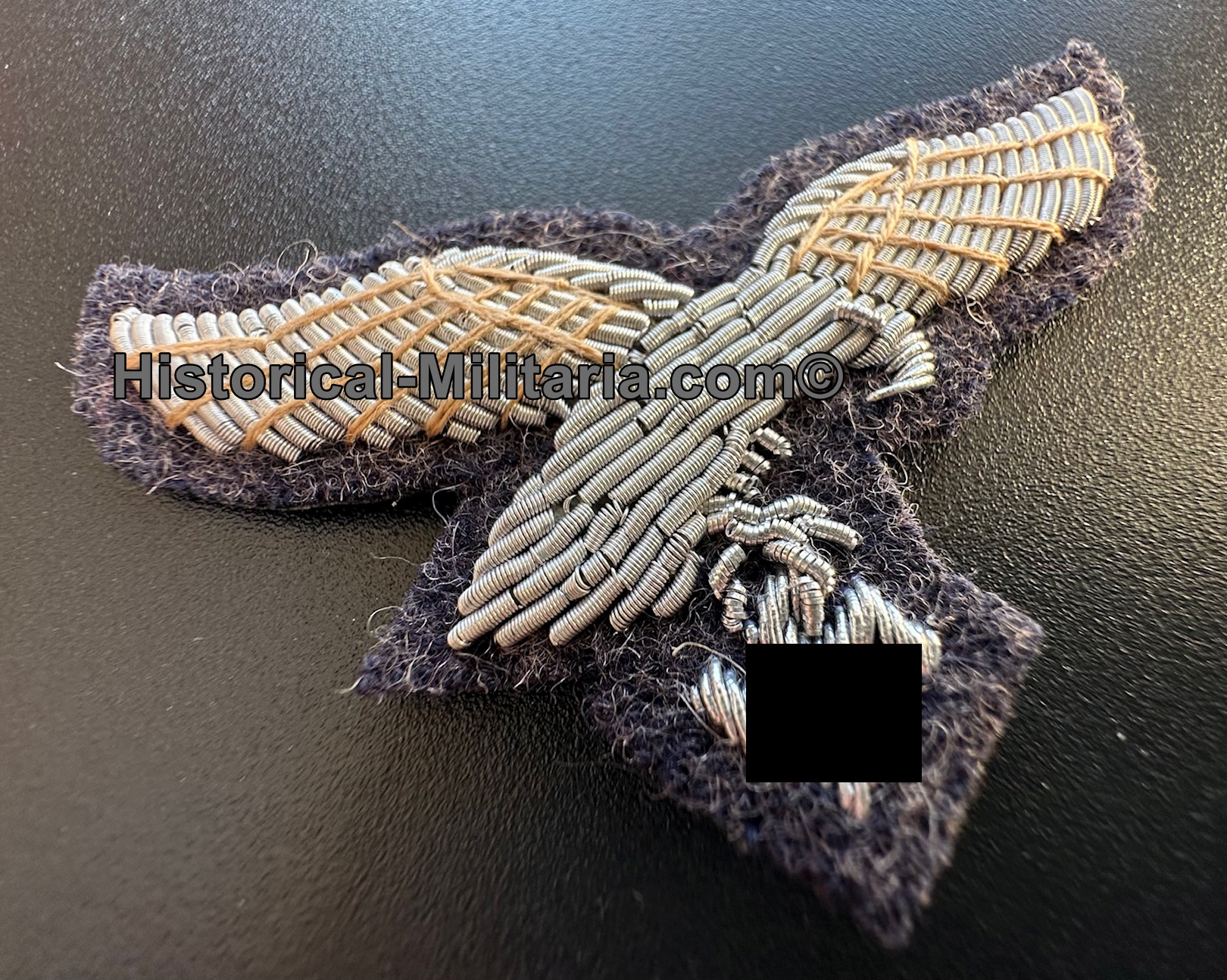 Luftwaffe Officer Cap Eagle Officer on greyblue - Luftwaffe Offizier Mützenadler auf graublau - Aquila da bustina o berretto su panno grigioblu Luftwaffe Luftwaffe Officer Cap Eagle Officer on greyblue - Luftwaffe Offizier Mützenadler auf graublau - Aquila da bustina o berretto su panno grigioblu Luftwaffe