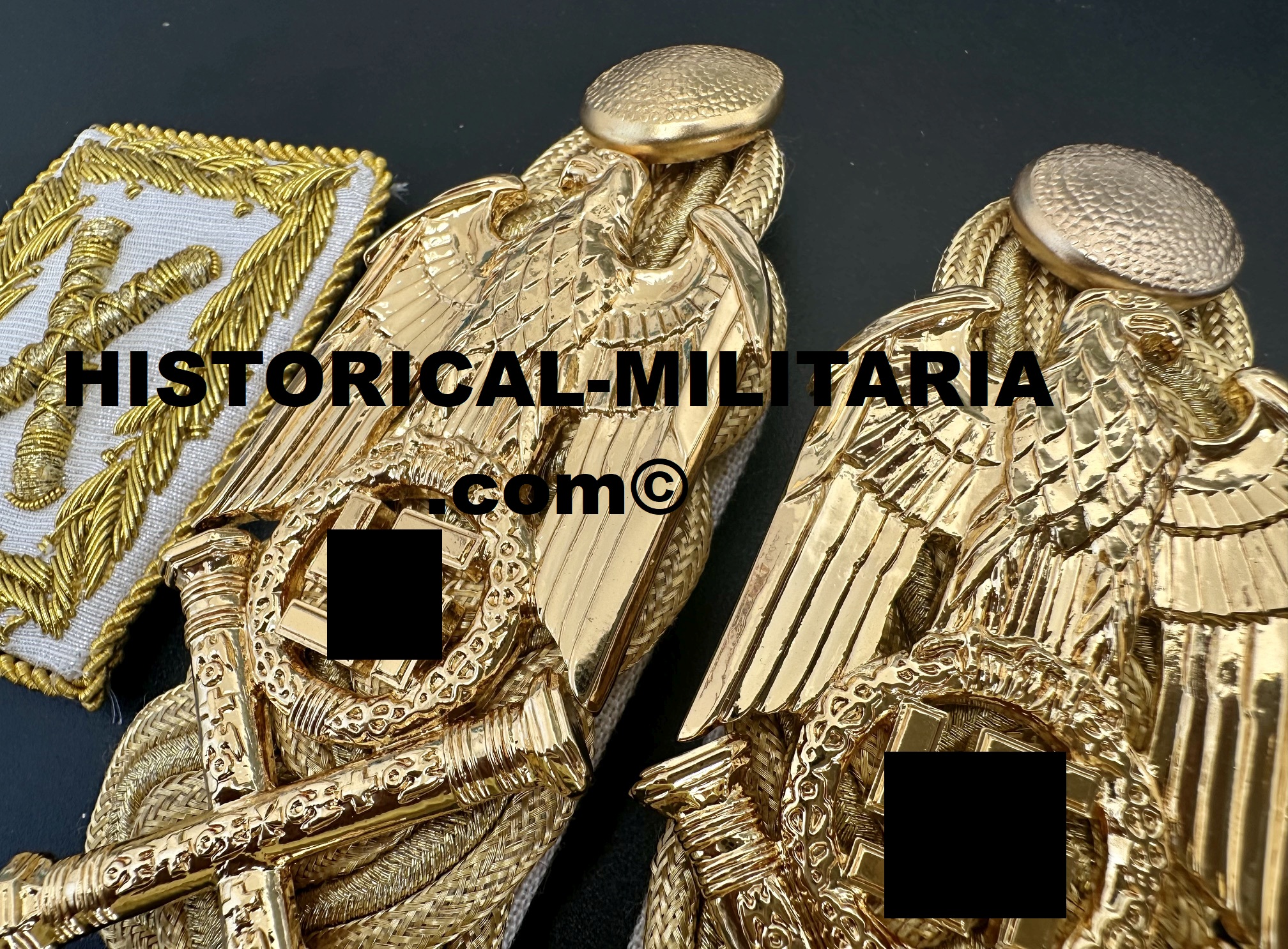 LUFTWAFFE REICHSMARSCHALL Hermann Göring Set - Luftwaffe Hermann Goring set shoulder boards + collar tabs - Set da Maresciallo del Reich Hermann Goring Luftwaffe mostrine e spalline LUFTWAFFE REICHSMARSCHALL Hermann Göring Set - Luftwaffe Hermann Goring set shoulder boards + collar tabs - Set da Maresciallo del Reich Hermann Goring Luftwaffe mostrine e spalline