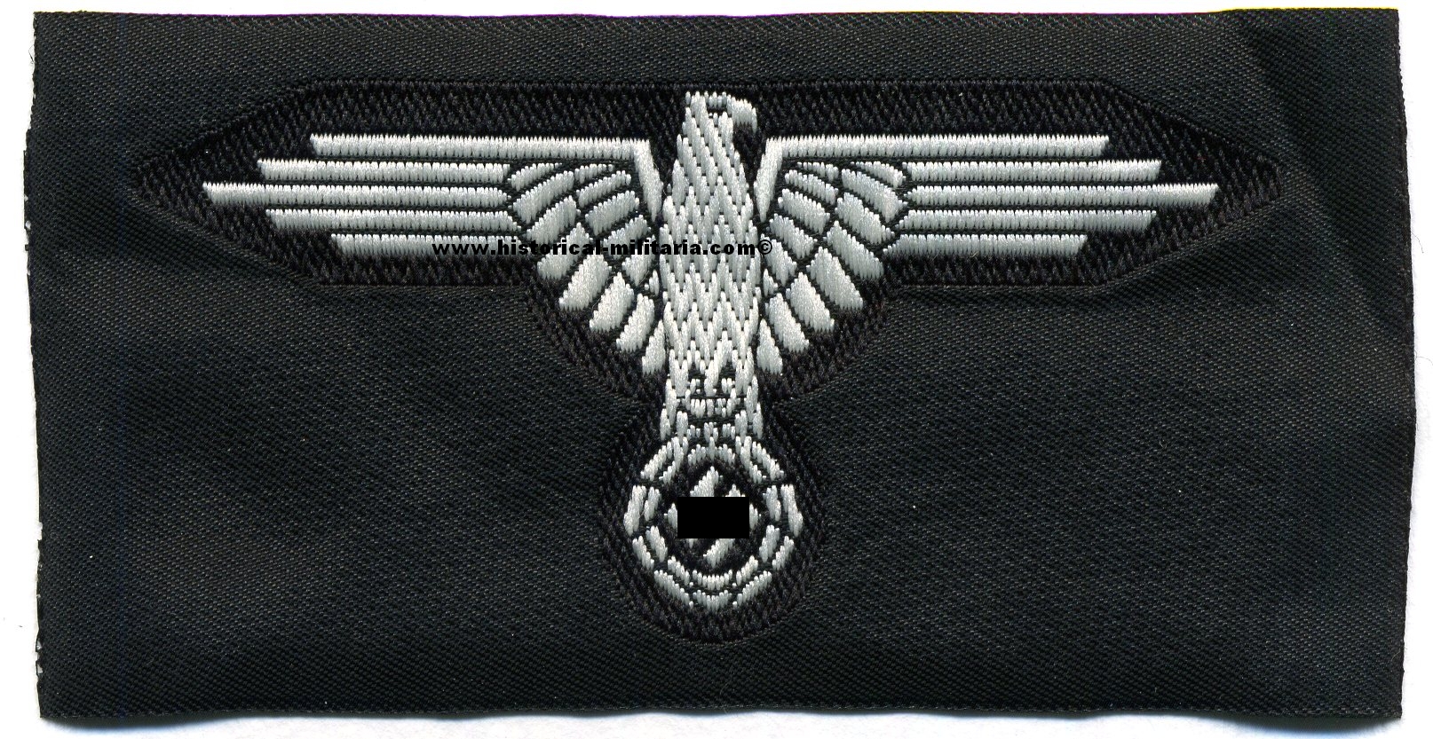 Waffen-SS EM/ NCO bevo woven sleeve eagle - SS Ärmelabzeichen für Mannschaften gewebt - Aquila da braccio da truppa delle Waffen-SS