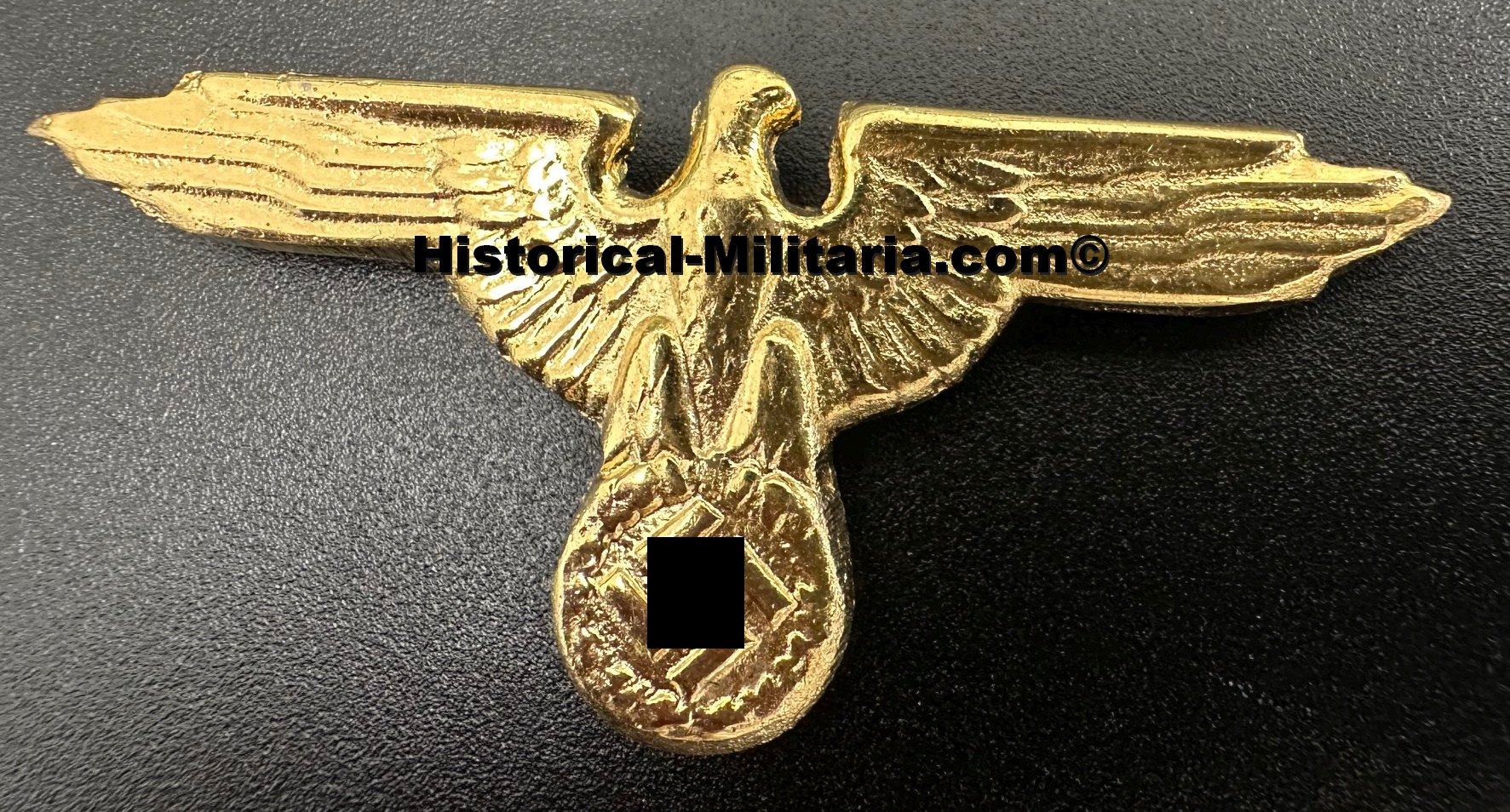 Waffen-SS General visor cap eagle set metal: SS eagle and death head in bright elegant looking gold - SS General Mützenset Metall - Fregi da berretto Waffen-SS Aquila con teschio SS - 1 set left on stock Waffen-SS General visor cap eagle set metal: SS eagle and death head in bright elegant looking gold - SS General Mützenset Metall - Fregi da berretto Waffen-SS Aquila con teschio SS - 1 set left on stock