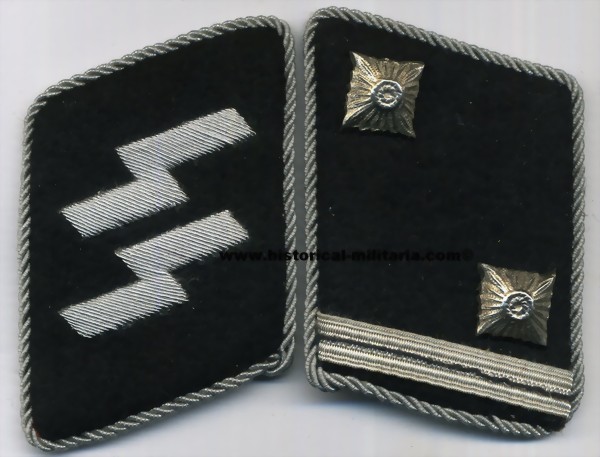 SS-Standartenoberjunker collar tabs Waffen-SS Standartenoberjunker Kragenspiegel - mostrine da Maresciallo Maggiore delle Waffen-SS - 1 pair left on stock SS-Standartenoberjunker collar tabs Waffen-SS Standartenoberjunker Kragenspiegel - mostrine da Maresciallo Maggiore delle Waffen-SS - 1 pair left on stock