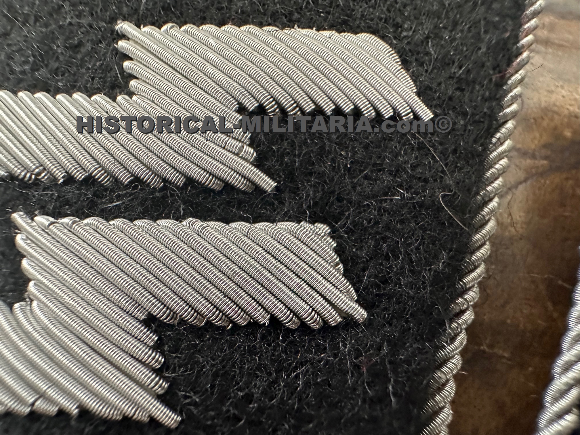 SS-Obersturmführer Kragenspiegel Waffen-SS - First Lieutenant SS collar tabs - Mostrine da Tenente delle Waffen-SS - 1 x on stock SS-Obersturmführer Kragenspiegel Waffen-SS - First Lieutenant SS collar tabs - Mostrine da Tenente delle Waffen-SS - 1 x on stock